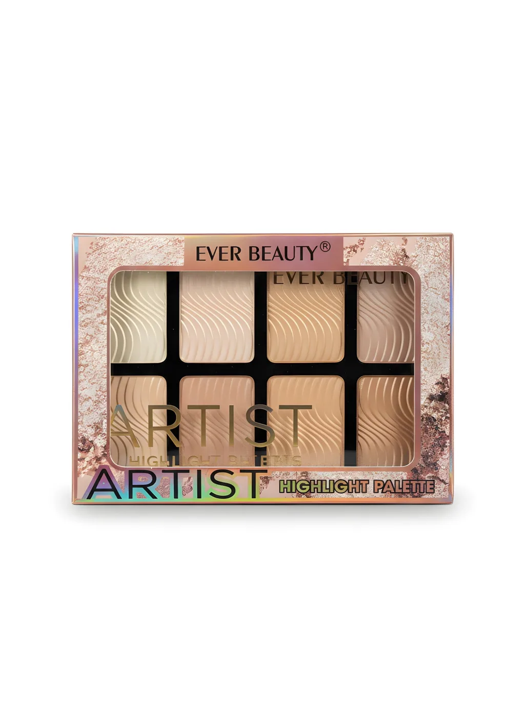 باليت هايلايتر Artist من Ever Beauty - 8 ألوان