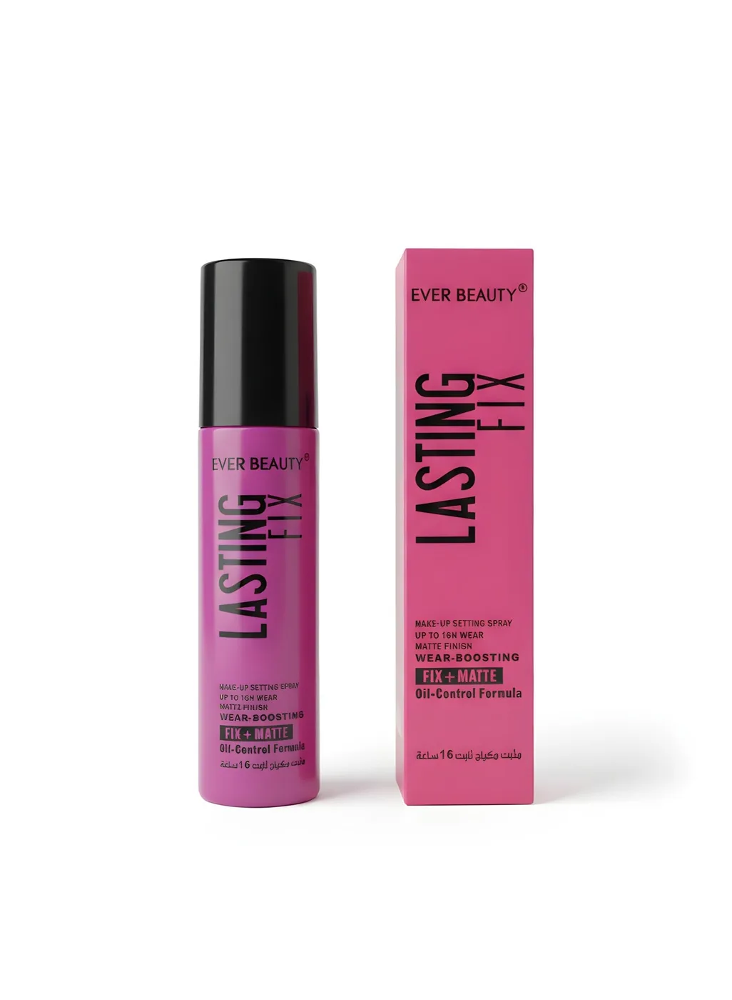 سبراي تثبيت Lasting Fix من Ever Beauty - 16 ساعة وتحكم في الدهون - 120 مل