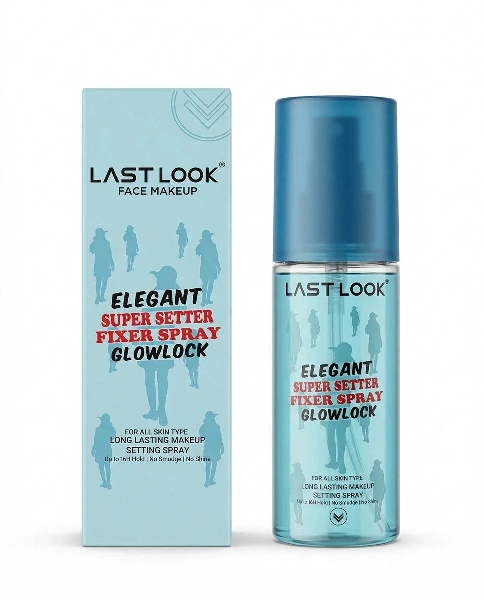 Last Look Elegant Super Setter Fixer بخاخ GlowLock، طويل الثبات مكياج بخاخ تثبيت، up إلى 16H Hold، No Smudge، لـ All بشرة Types