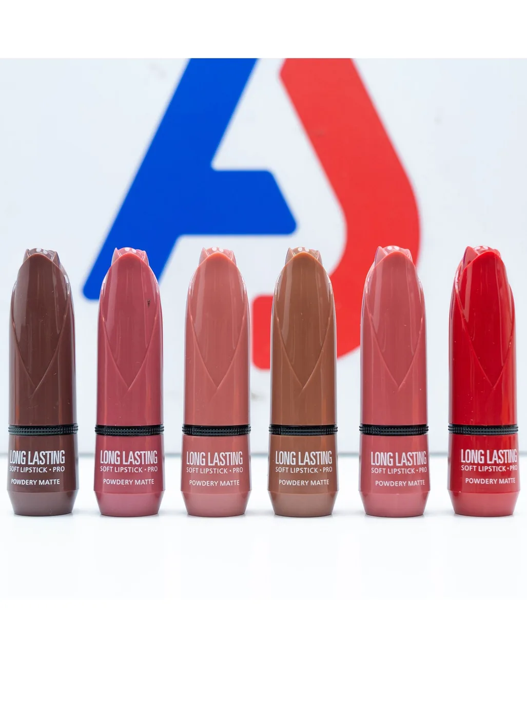 طقم روج Soft Matte ثابت من Menow - 6 قطع