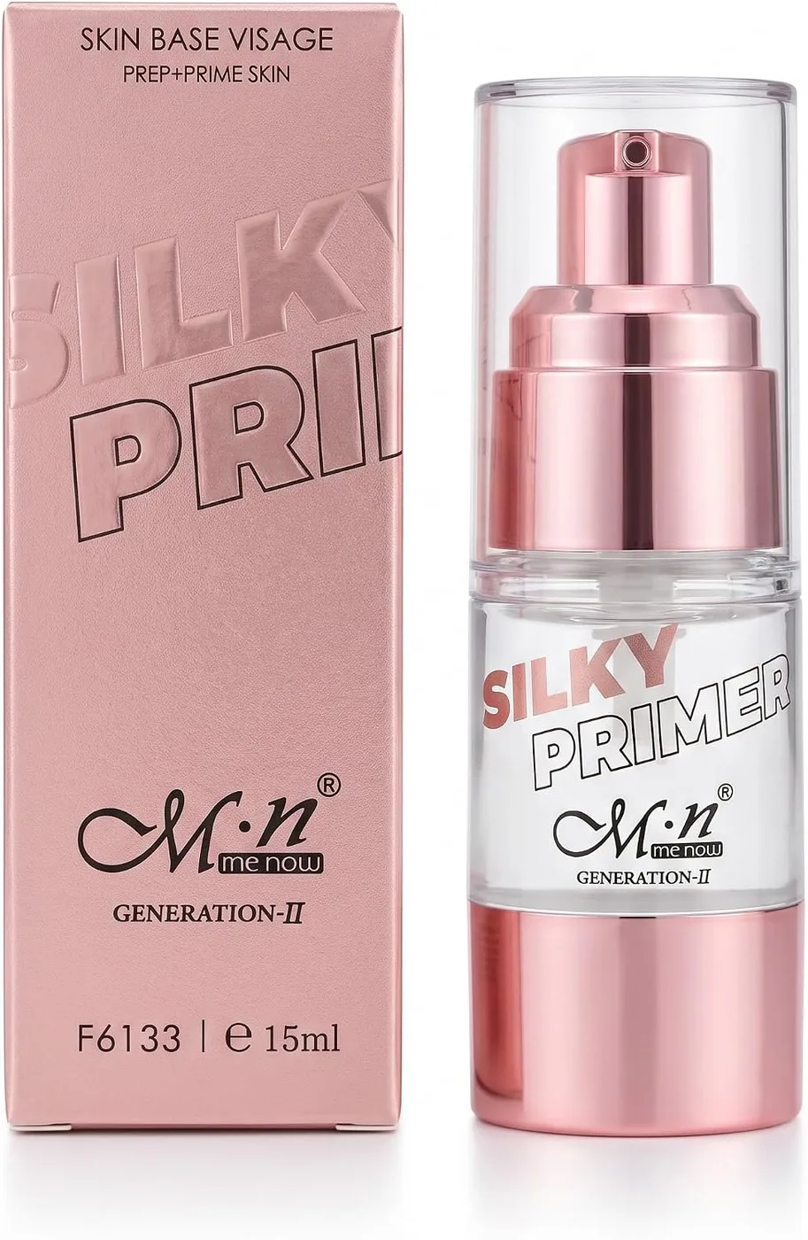 برايمر Silky Skin Base من Menow لـ 24 ساعة - 15 مل