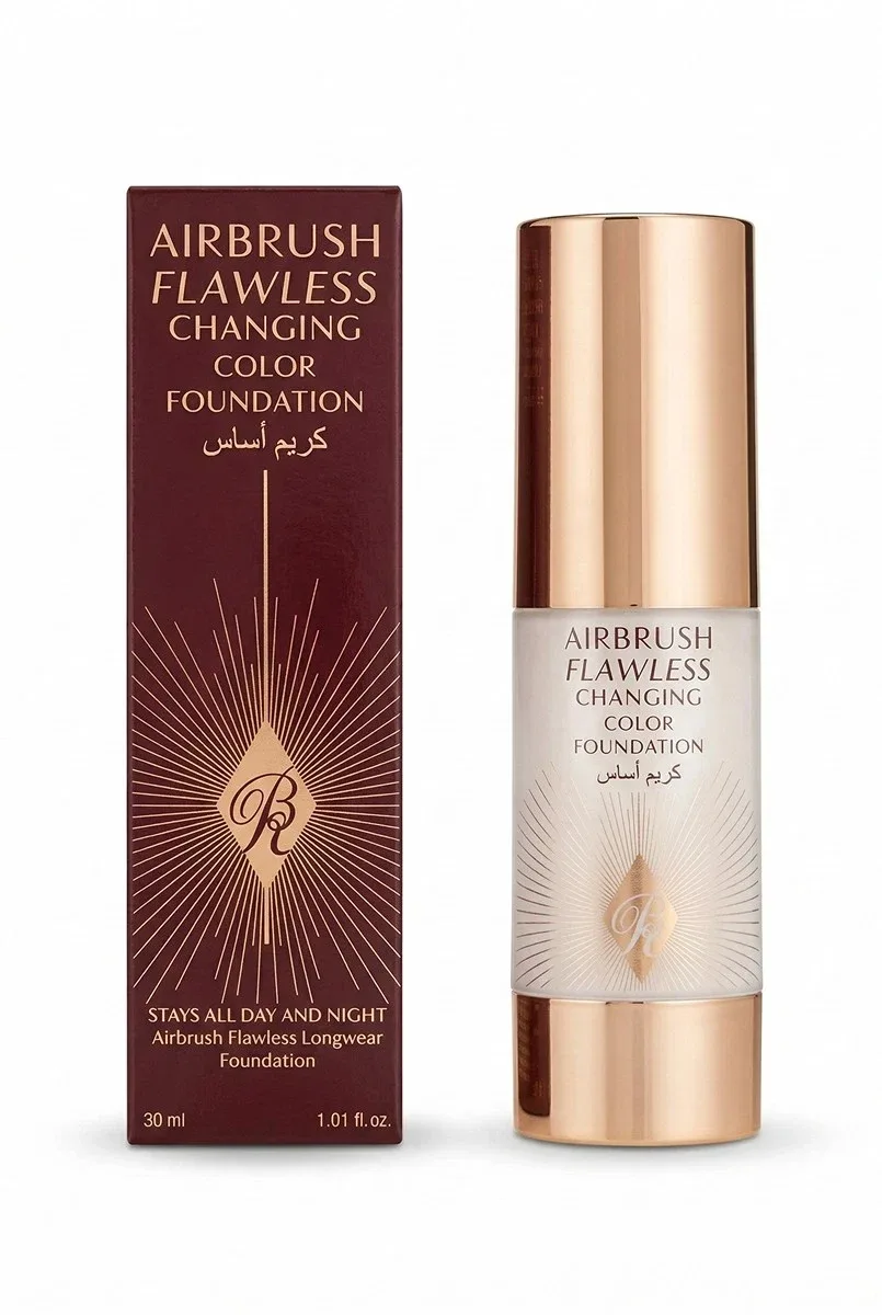 Rose Berry Airbrush مثالي Changing لون فاونديشن، Longwear سائل فاونديشن، 30ml