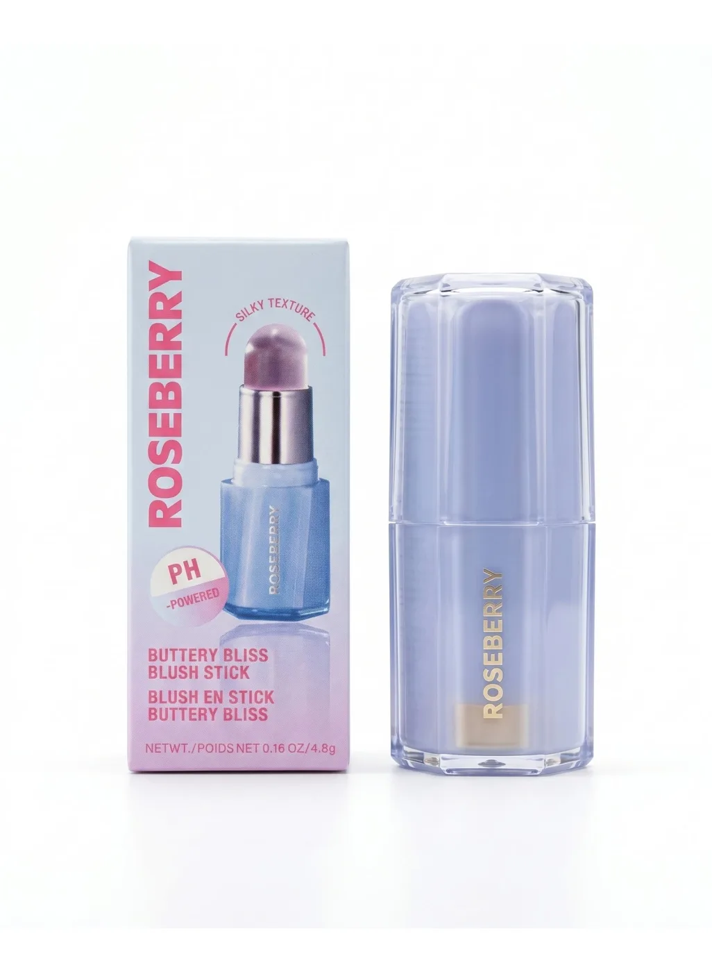 Rose Berry Buttery Bliss Magic Blush Stick, pH-Powered 4.8g