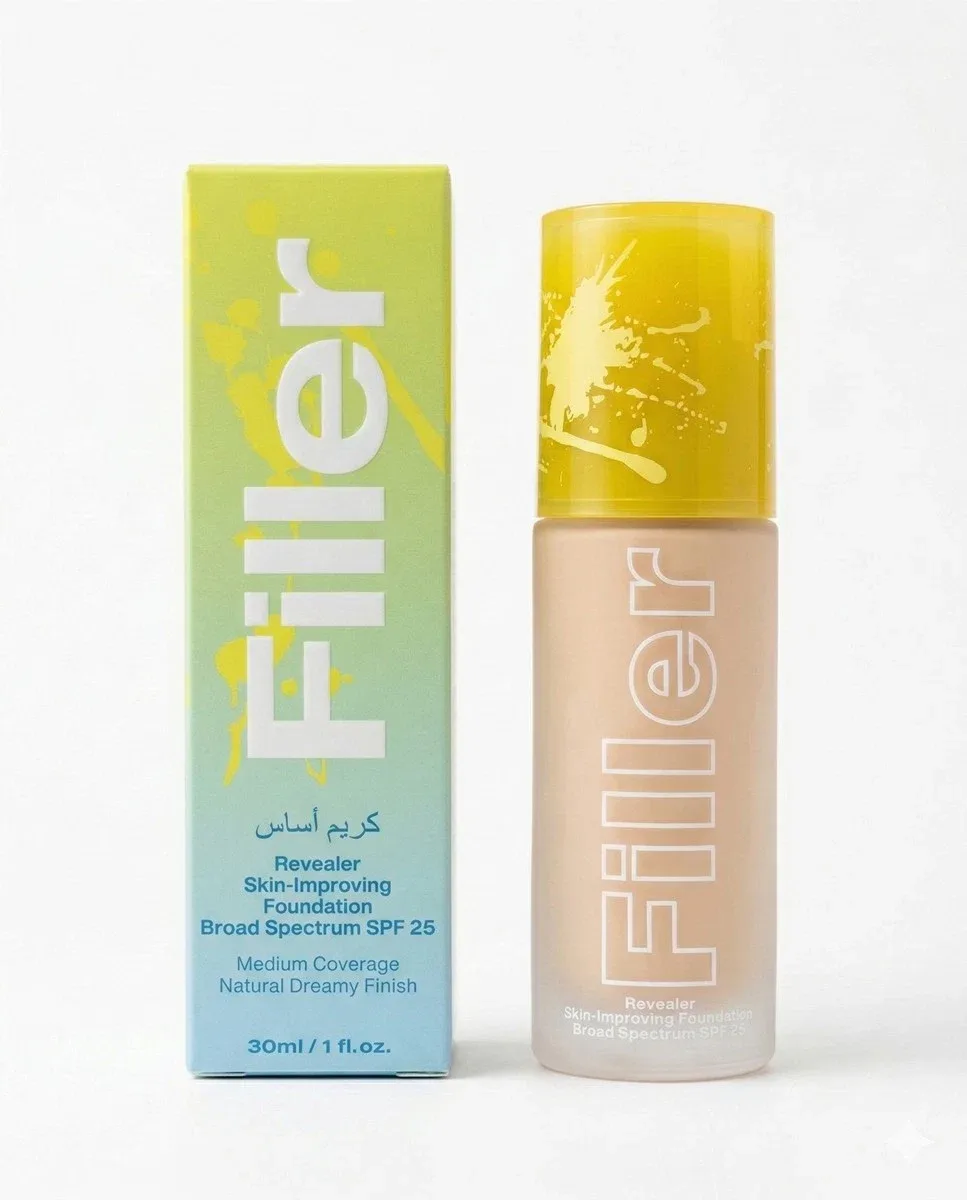 Rose Berry Filler فاونديشن مع SPF 25، طبيعي Dreamy لمسة، 30ml