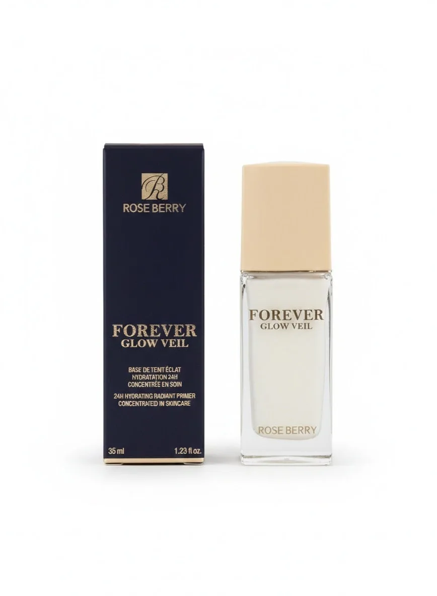 Rose Berry Forever Glow Veil 24H Hydrating Radiant Primer, 35ml