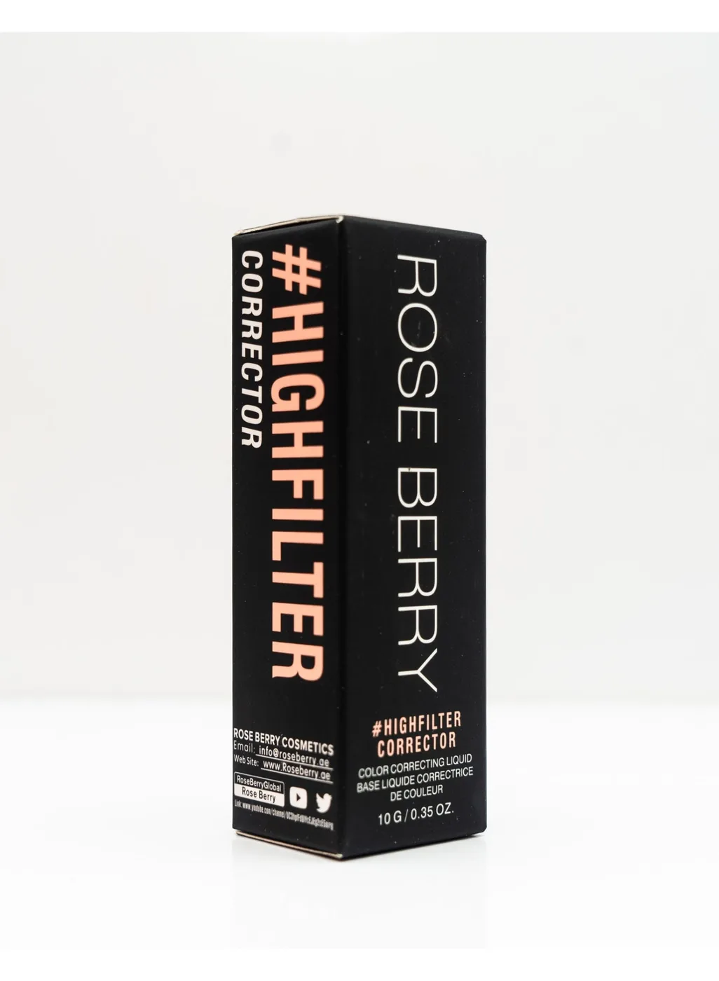 Rose Berry HighFilter Colour Correcting Liquid Concealer, 10g