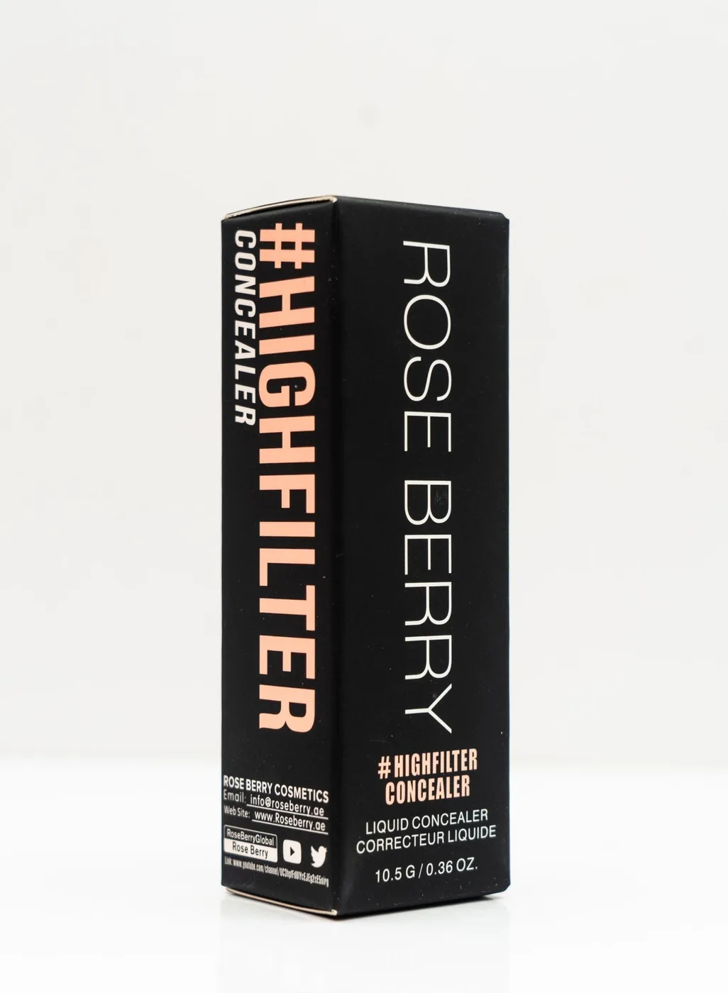 Rose Berry Highfilter Liquid Concealer, 10.5g
