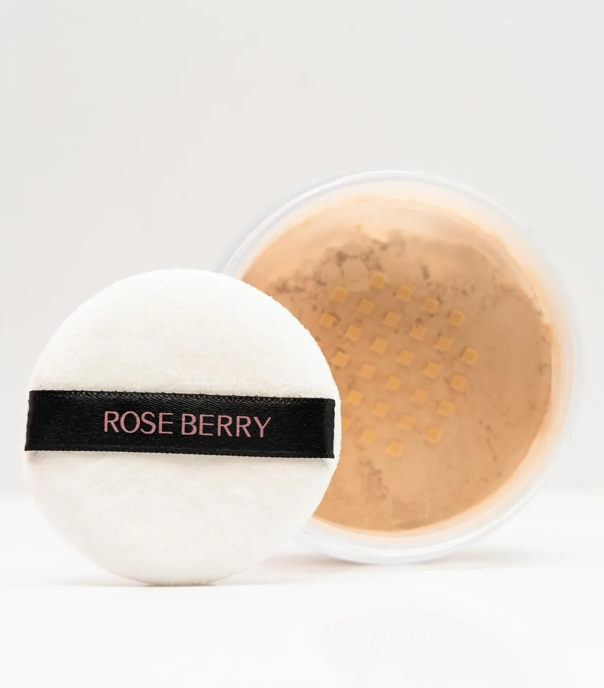 بودرة تثبيت سايبة من Rose Berry بالبف - شفافة 25 جم - N04