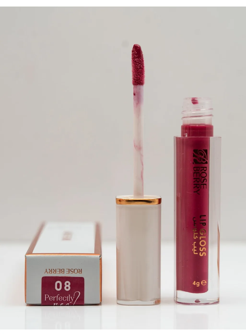 ليب جلوس Perfectly Real من Rose Berry - 4 جم