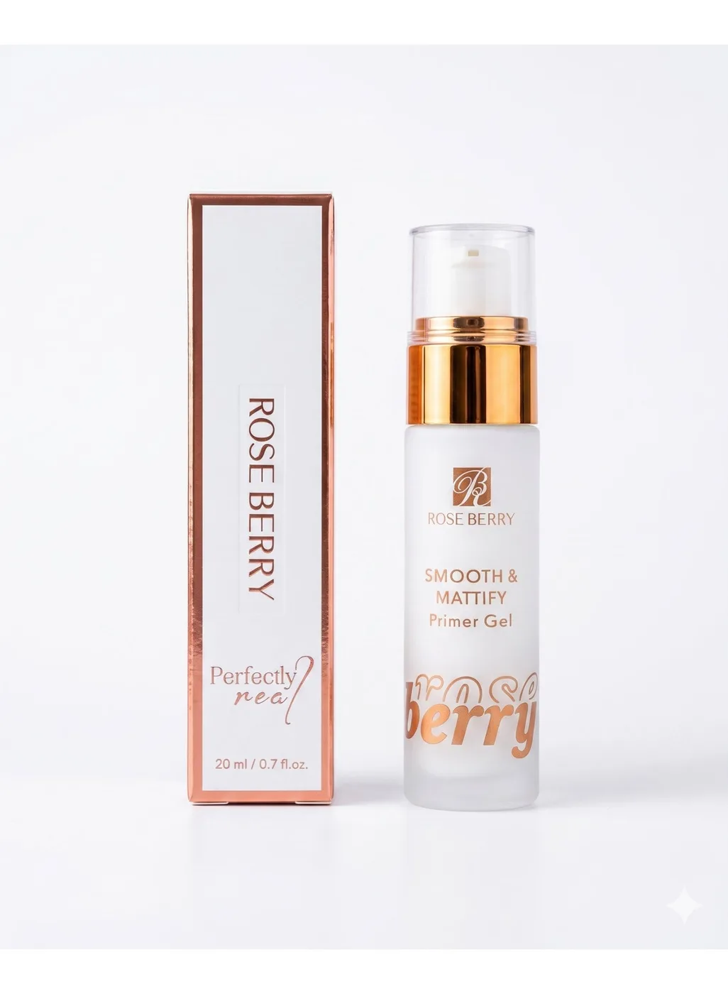 برايمر جل Smooth & Mattify من Rose Berry - 20 مل