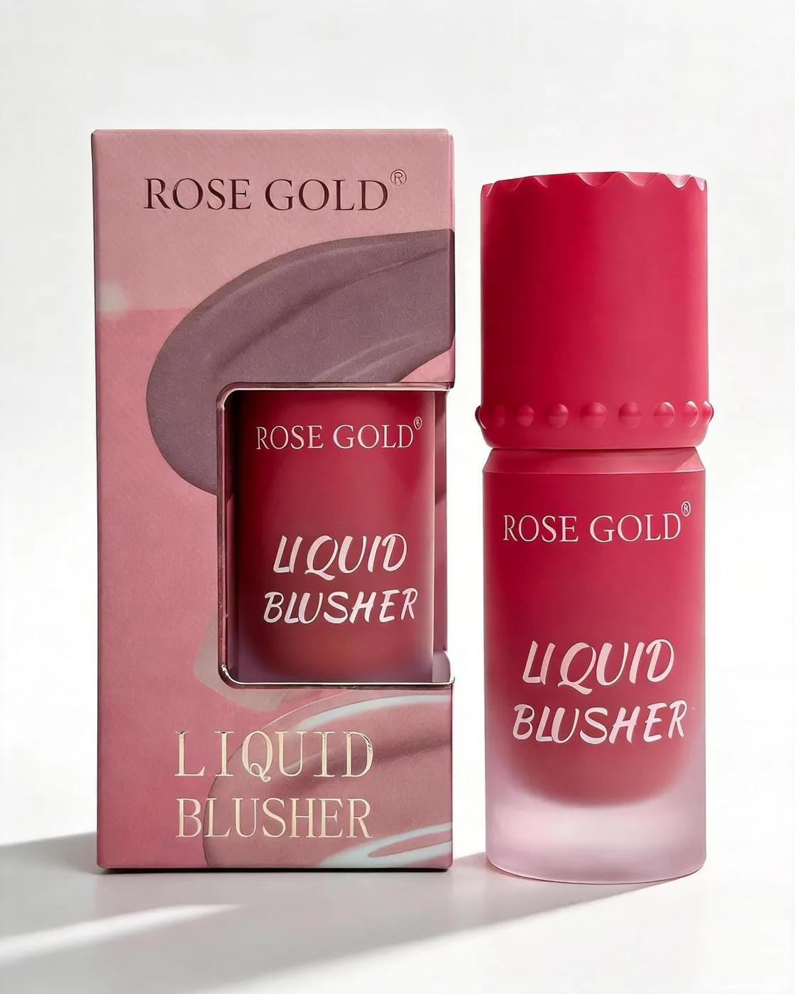 بلاشر سائل كريمي من Rose Gold بالأبليكيتور - 6 مل