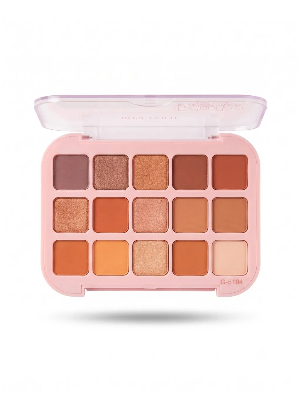 باليت ظلال نيود Soft Touch من Rose Gold - 15 لون